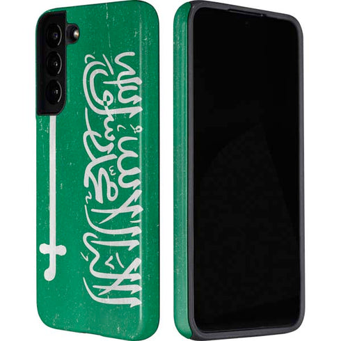 Saudi Arabia Flag Distressed Galaxy S22 Plus Pro Case
